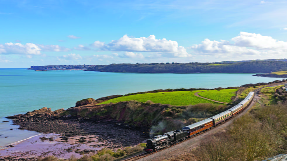 Dartmouth Steam Railway offers glorious views of the sea